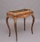 19th Century Burr Walnut and Marquetry Side Table, 1870s, Image 6