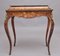 19th Century Burr Walnut and Marquetry Side Table, 1870s 1