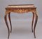 19th Century Burr Walnut and Marquetry Side Table, 1870s 15