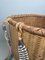 Traditionally Woven Bamboo Basket with Straps, Japan, 1960s, Image 11