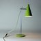 Czechoslovakian Green Table Lamp in Metal by Lidokov, 1960s 2