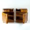 Art Deco Bedside Tables in Wood, Czechoslovakia, 1940s, Set of 2 19