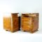 Art Deco Bedside Tables in Wood, Czechoslovakia, 1940s, Set of 2 13