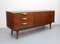 Sideboard with Brass Handles and Resopal Top, 1950s 2