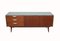 Sideboard mit Messinggriffen und Resopal Platte, 1950er 1