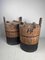Antique Japanese Wooden Buckets, Set of 2 12