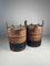 Antique Japanese Wooden Buckets, Set of 2 22