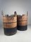 Antique Japanese Wooden Buckets, Set of 2 2