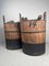 Antique Japanese Wooden Buckets, Set of 2 10