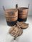 Antique Japanese Wooden Buckets, Set of 2 17