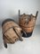 Antique Japanese Wooden Buckets, Set of 2 11