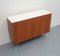 Credenza in teak con gambe a forcina, anni '60, Immagine 4