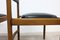 Italian Wood Black Leather Chairs from Isa Bergamo, 1960s, Set of 4, Image 17