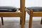 Italian Wood Black Leather Chairs from Isa Bergamo, 1960s, Set of 4 11