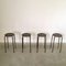 Rosewood Stools from Eromes, 1970s, Set of 4 1