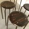 Rosewood Stools from Eromes, 1970s, Set of 4 3