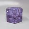 Italian Purple Smoking Set in Murano Glass by Antonio Imperatore, 1970s, Set of 2 8