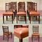 English Mahogany & Leatherette Dining Chairs, 19th Century, Set of 12 2