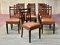 English Mahogany & Leatherette Dining Chairs, 19th Century, Set of 12 3