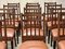 English Mahogany & Leatherette Dining Chairs, 19th Century, Set of 12 4