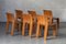 Dutch Strip Dining Chairs by Gijs Bakker for Castelyn, 1970s, Set of 6 2