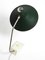 Moderne minimalistische Mid-Century Tischlampe mit grünem Wrinkle Finish von Sis, 1950er 13