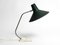 Mid-Century Modern Minimalist Table Lamp with Green Wrinkle Finish from Sis, 1950s 1