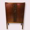 Mid-Century Danish Bar Cabinet with Hand Carved Insert, 1960s, Image 1