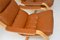 Danish Leather & Bentwood Armchairs, 1970s, Set of 2, Image 7