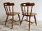 Country Farmhouse Wooden Dining Chairs, Set of 2 4