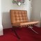 Soft Tan Leather and Chrome Barcelona Chair, Image 1