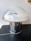 Italian Space Age Metal Murrine Murano Glass Mushroom Lamp attributed to Esperia, 1970s 3