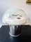 Italian Space Age Metal Murrine Murano Glass Mushroom Lamp attributed to Esperia, 1970s 1
