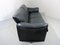 Jori Dark Grey Leather Sofa, Belgium, 1980s 3