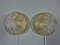 Mid-Century Glass Wall Lamps, 1960s, Set of 2, Image 1