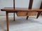 Table Console Mid-Century en Orme 13