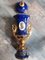 Mantelpiece in Cobalt Blue and Gold Ceramic, 1920s-1930s, Set of 3, Image 2