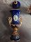 Mantelpiece in Cobalt Blue and Gold Ceramic, 1920s-1930s, Set of 3, Image 8