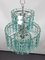 Italian Fontana Arte Style Cut Glass Chandelier by Zero Quattro for Zeroquattro, 1970s, Image 9