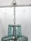 Italian Fontana Arte Style Cut Glass Chandelier by Zero Quattro for Zeroquattro, 1970s, Image 4