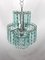 Italian Fontana Arte Style Cut Glass Chandelier by Zero Quattro for Zeroquattro, 1970s, Image 14