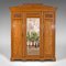 Antique Victorian Triple Wardrobe in Satinwood from Taylor and Sons 3