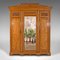 Armadio triplo antico vittoriano in legno satinato di Taylor & Sons, Immagine 3