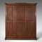 Antique Victorian Triple Wardrobe in Satinwood from Taylor and Sons 6