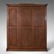 Triple Armoire Victorienne Antique en Bois de Satin de Taylor and Sons 6