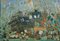 Mette Birckner, Pintura del impresionismo abstracto, Un cuento de hadas con pájaros (1), 2009, Óleo sobre lienzo, Enmarcado, Imagen 7