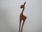 Wandfigur aus Teak, 1960er 5