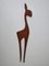 Wandfigur aus Teak, 1960er 1