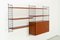 Teak Wall Shelf System by Kajsa & Nils Strinning for String, 1960s 2