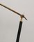 Floor Lamp in Brass, Acrylic Glass and White Marble from Stilux Milano, Italy, 1950s 8